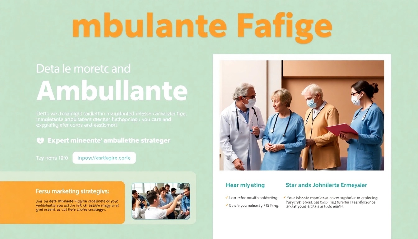 Promote werbung pflegedienst through a colorful poster highlighting care services and staff engagement.