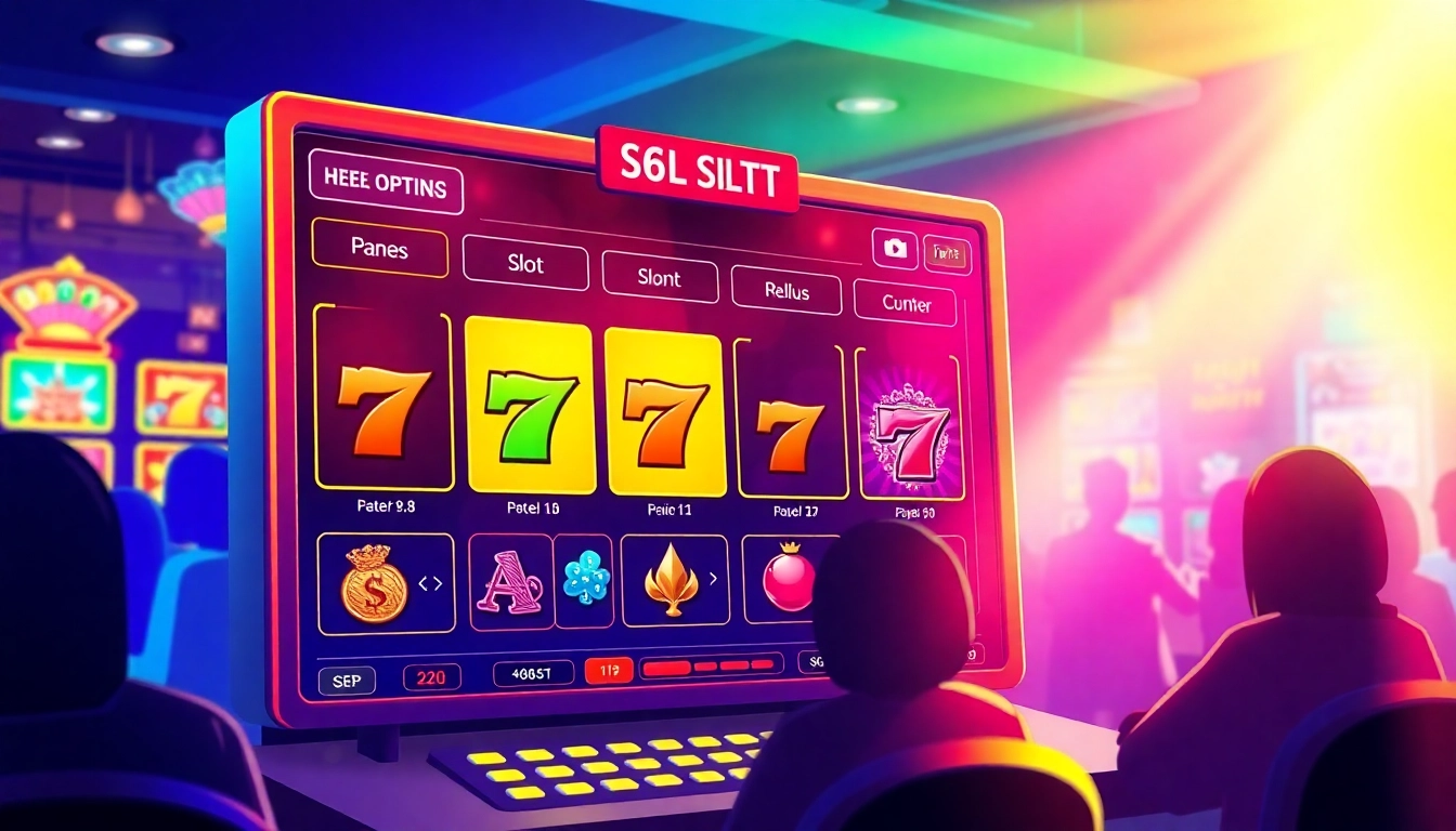 Engage with slot bet kecil options on an interactive online casino interface showcasing vibrant gaming experience.