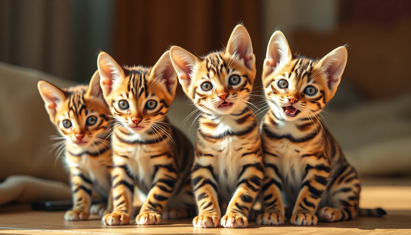 Adopt playful Bengal kittens for sale with stunning patterns and charming personalities.