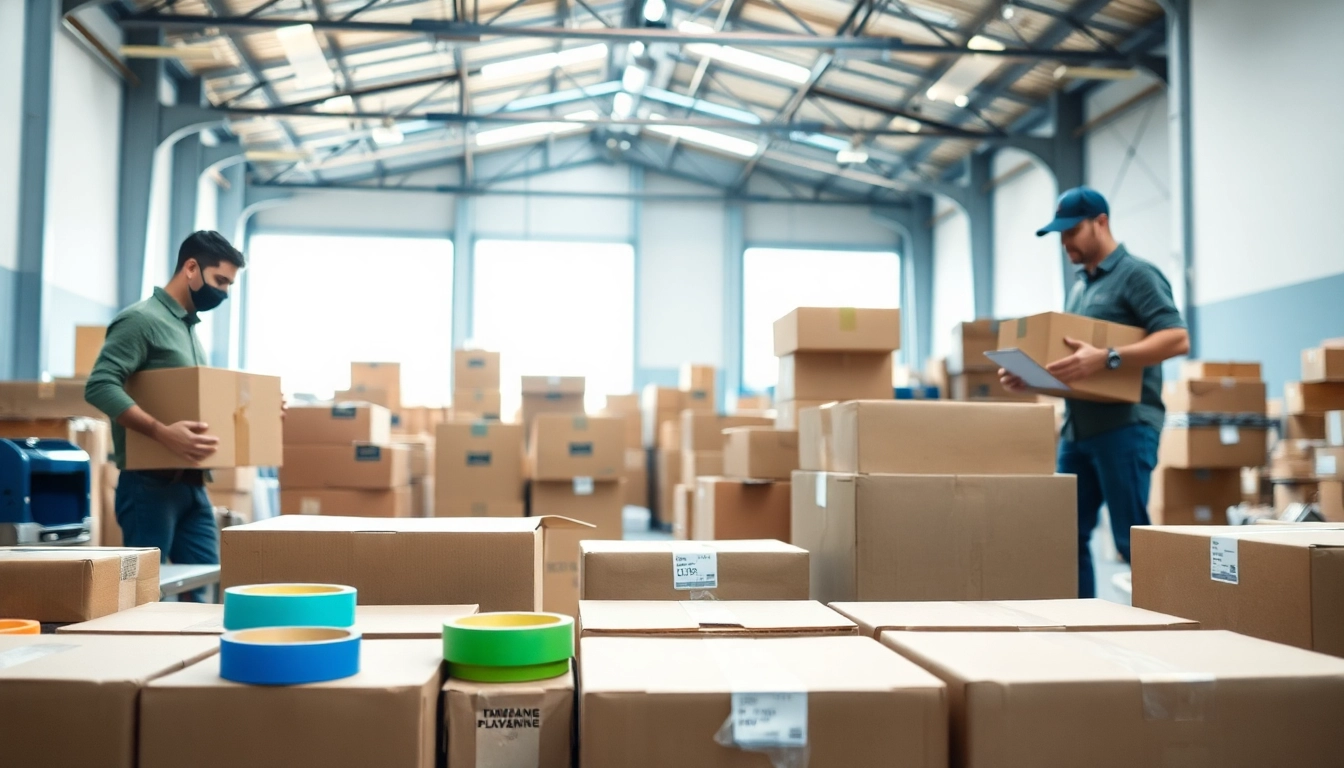 Efficient London moving companies packing boxes professionally for relocation.