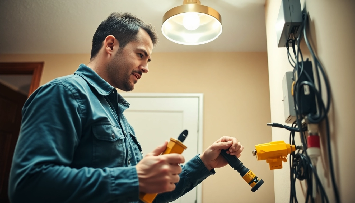 Assist in electrician apprenticeship Hawaii by observing a professional at work.