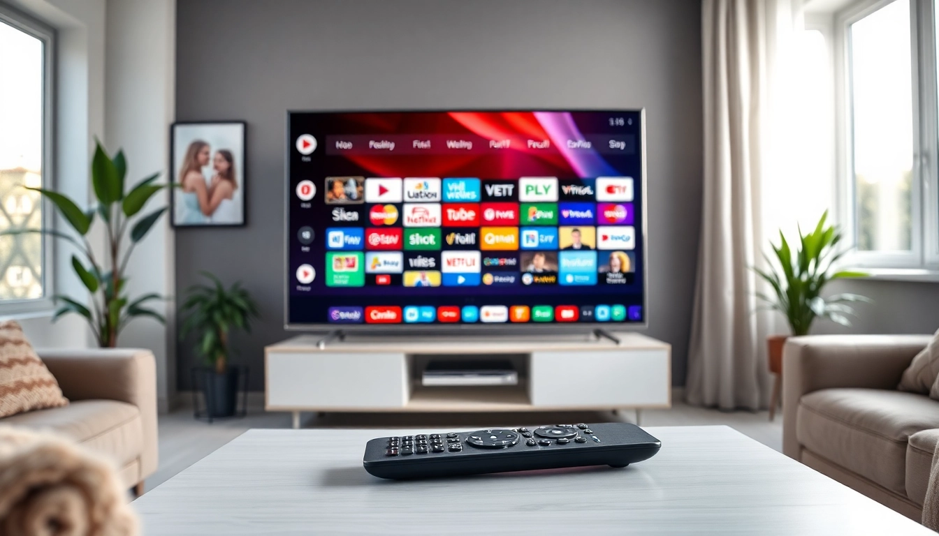 Experience the quality of a 24h iptv test in a cozy living room setting