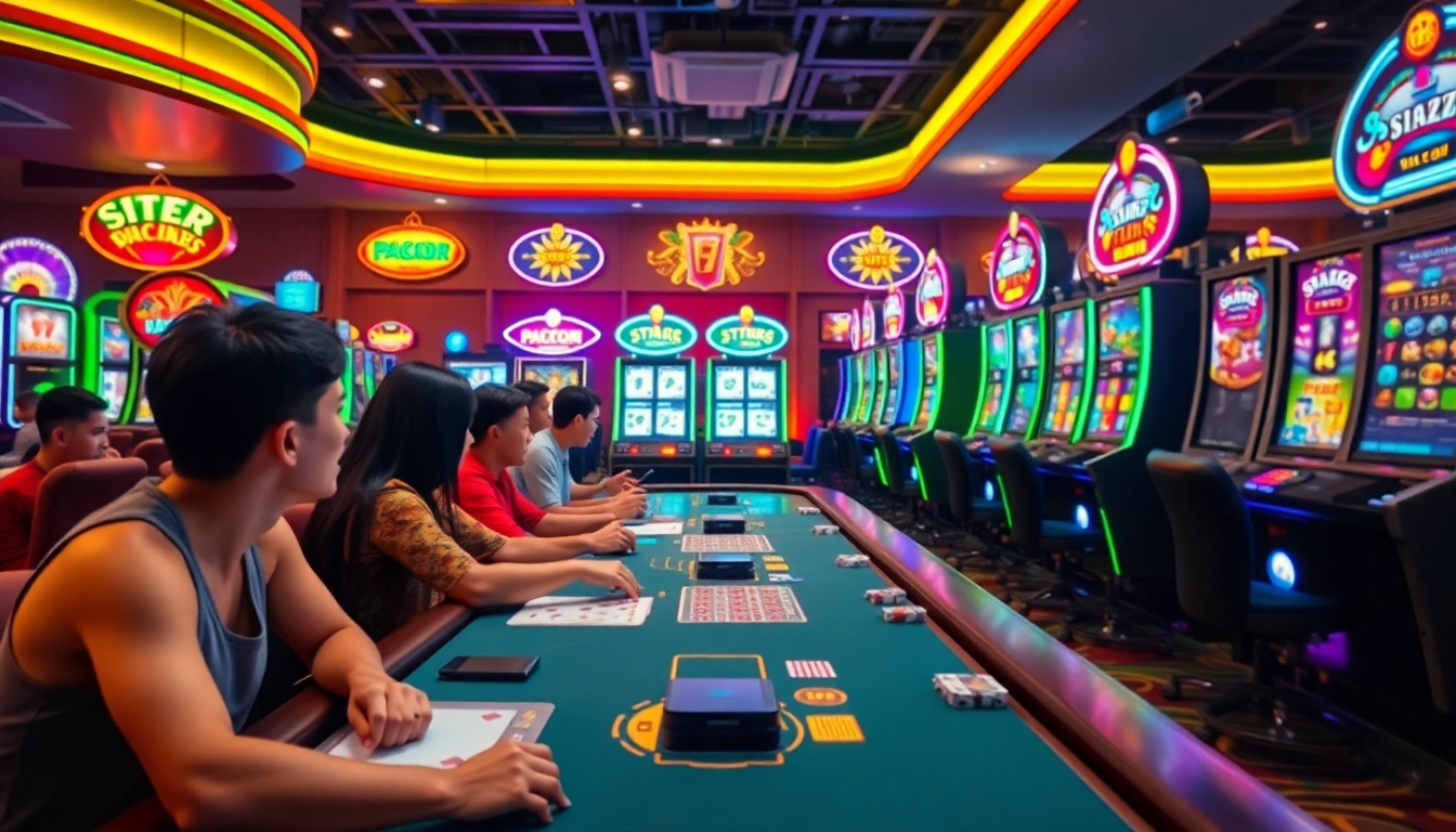 Experience excitement at a pagcor online casino with vibrant gaming action and engaging players.