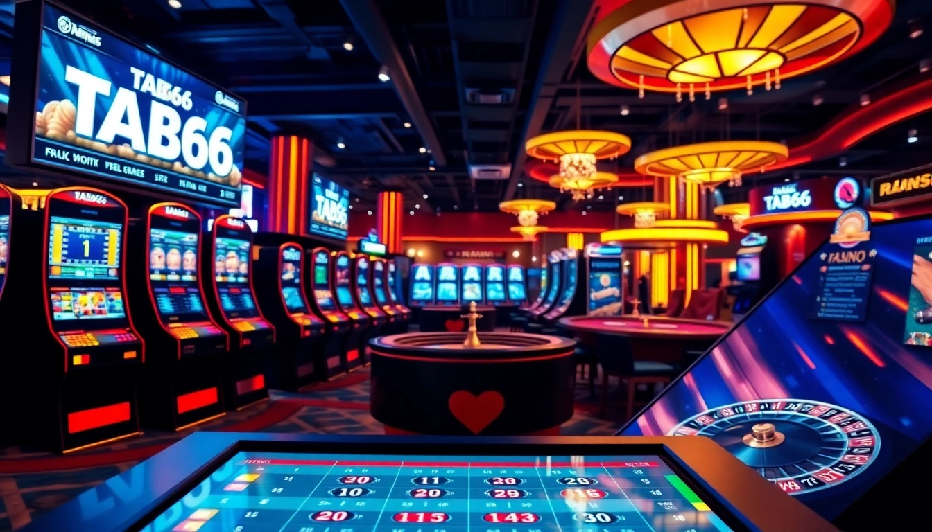 Experience the thrill of TAB66 with vibrant gaming environments and interactive betting options.