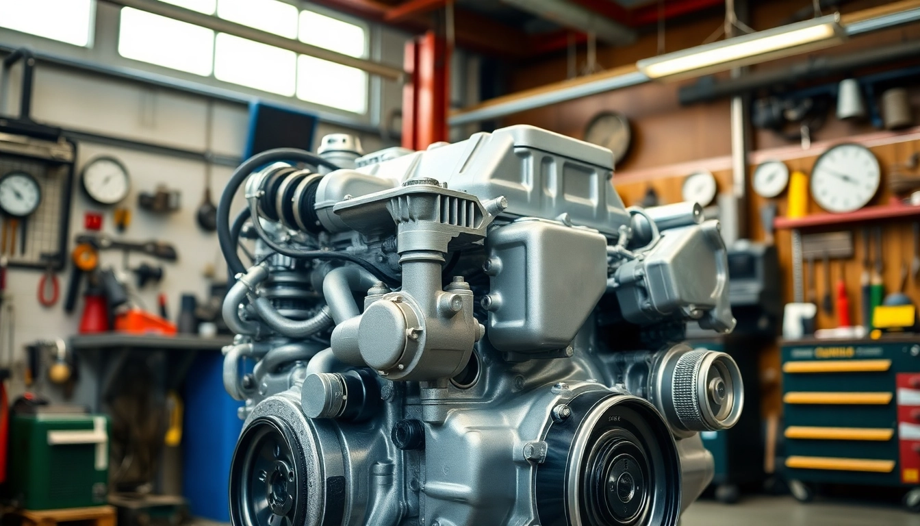 Discover a used Cummins engine for sale in a professional workshop, showcasing its quality and reliability.