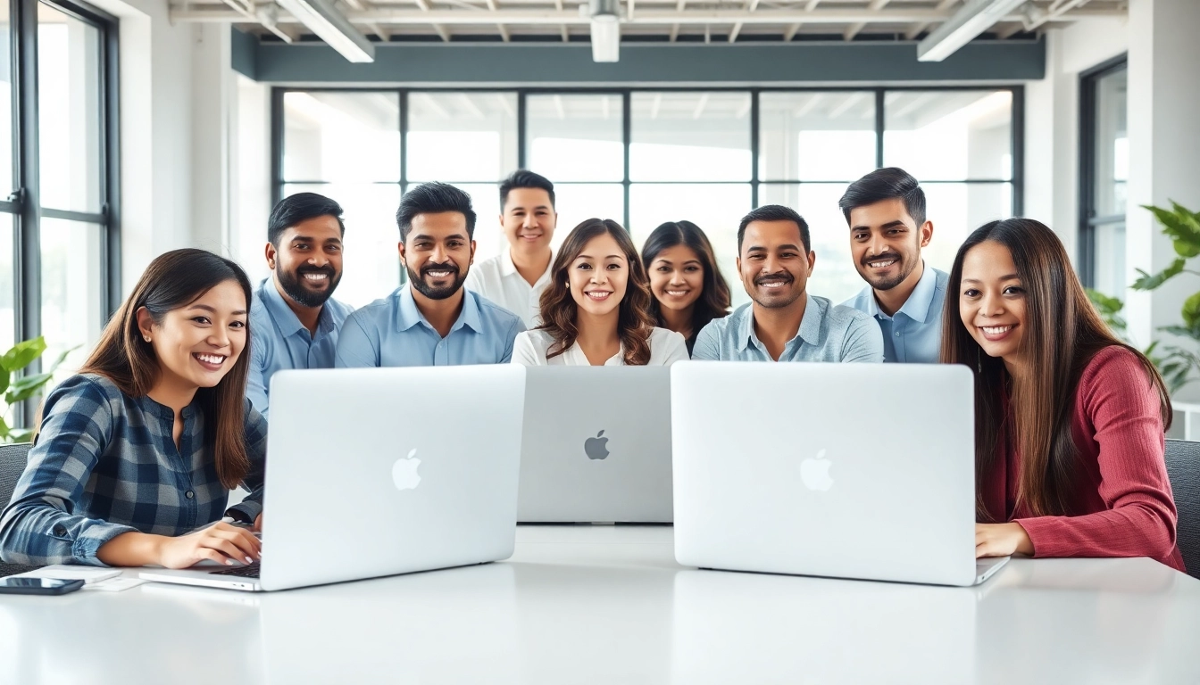 Explore online jobs PH with virtual assistants collaborating in a modern workspace.