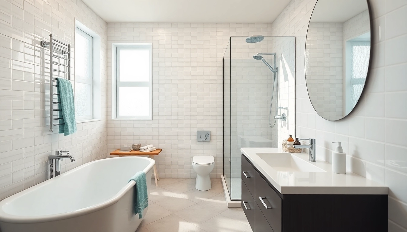 Transform your space with an affordable bathroom remodel showcasing elegant features and fresh design.