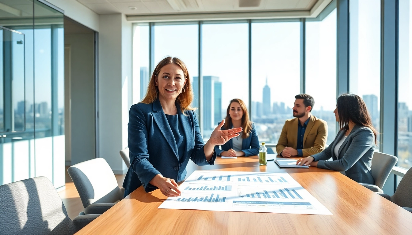 Engaging discussion on recession proof business strategies in a modern office environment.
