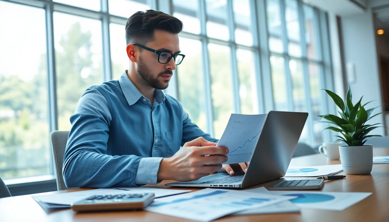 Analyze what is the prime rate today in a modern office setting with financial reports and a laptop.