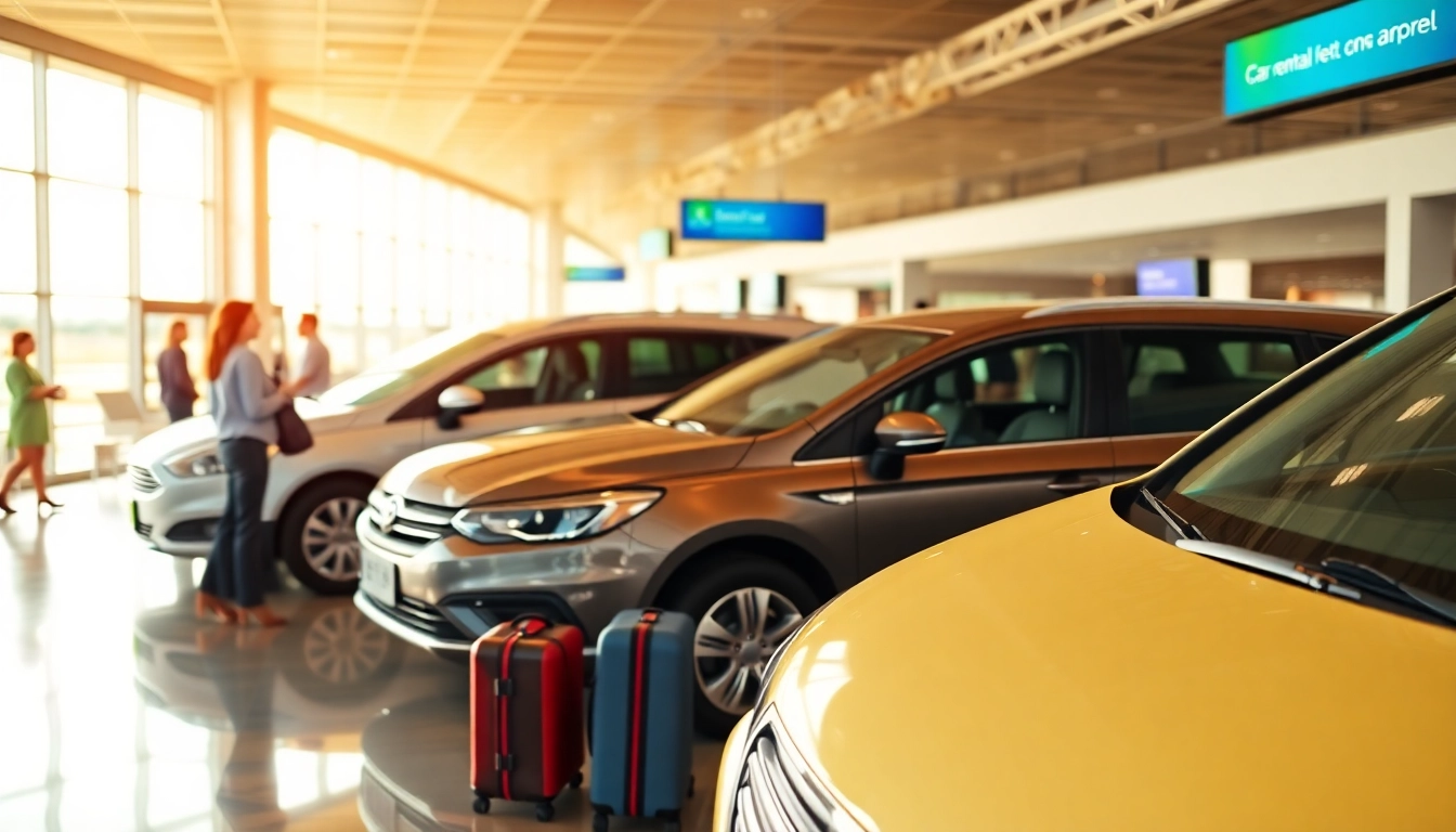 Find cheap car rental deals in a vibrant airport rental area with professional service.