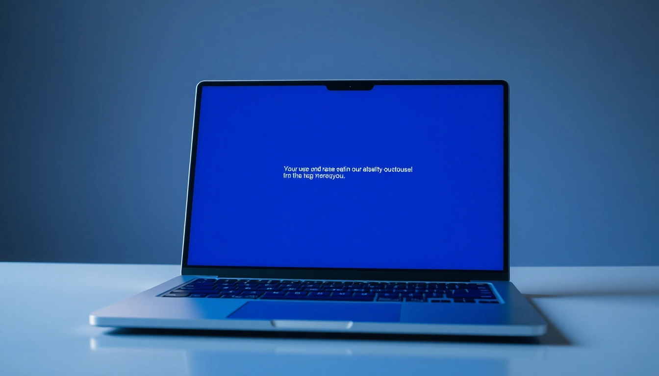 Resolve the line電腦版下載 error with a visual guide featuring a sleek laptop display.