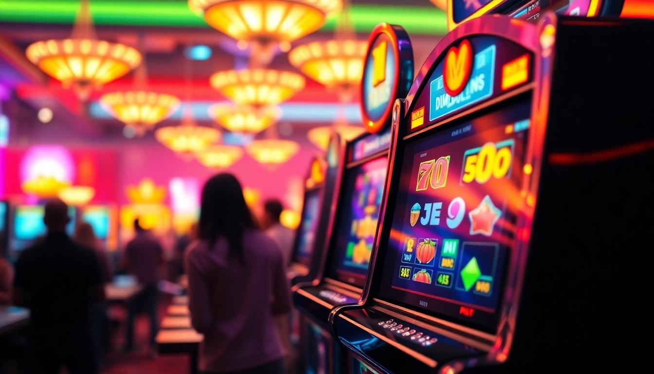 Menangkan jackpot besar dengan mesin slot Dumdum4D yang berkilau di kasino online.