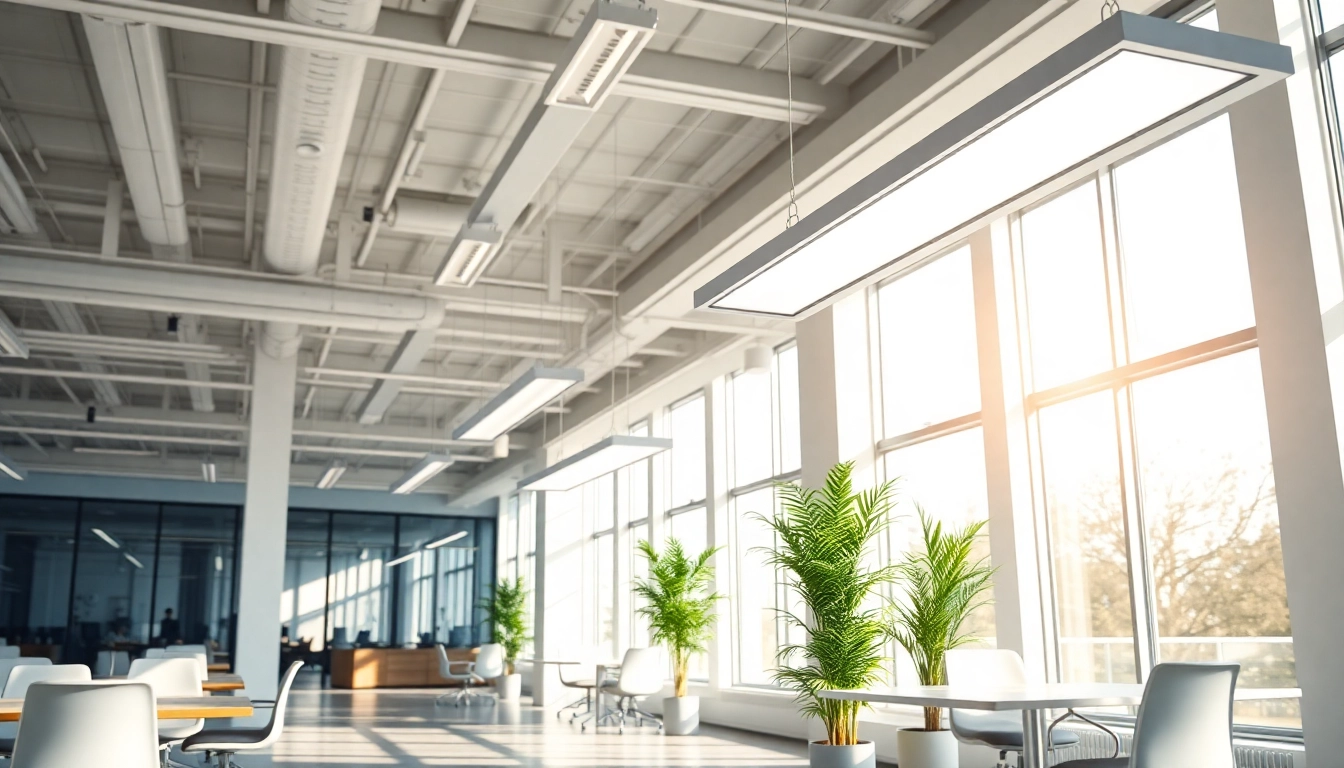 Enhance your workspace with LED Linear Light for a bright and modern office ambiance.