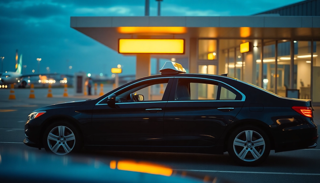Airport taxi near Halifax offering premium transfers at the airport terminal for travelers.