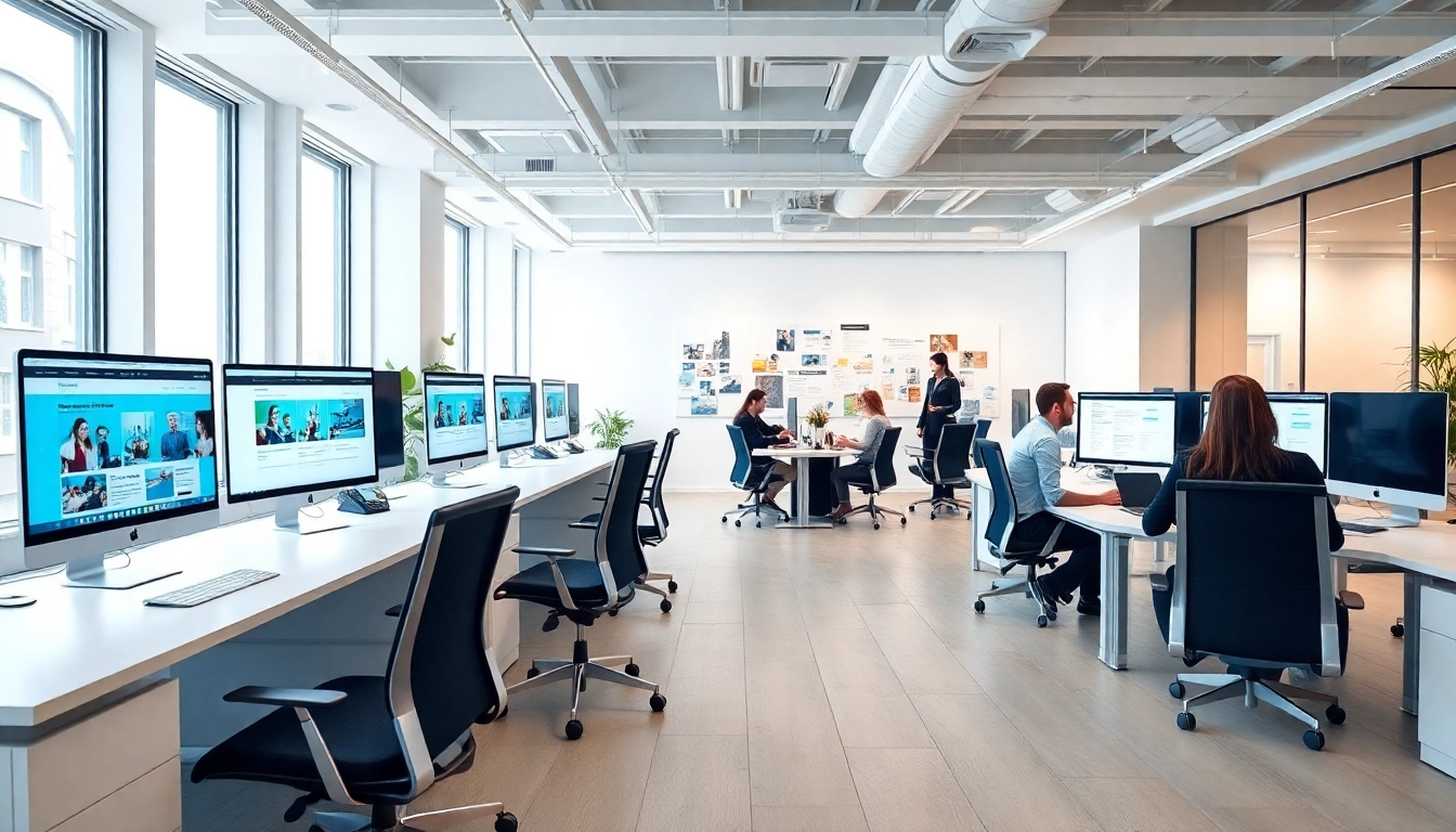 Webagentur Zürich bietet professionelle Webdesign-Services in einem modernen Büro an.