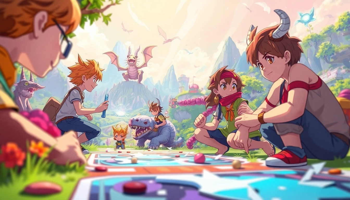 Players immerse themselves in the vibrant dede game, featuring colorful landscapes and exciting encounters.