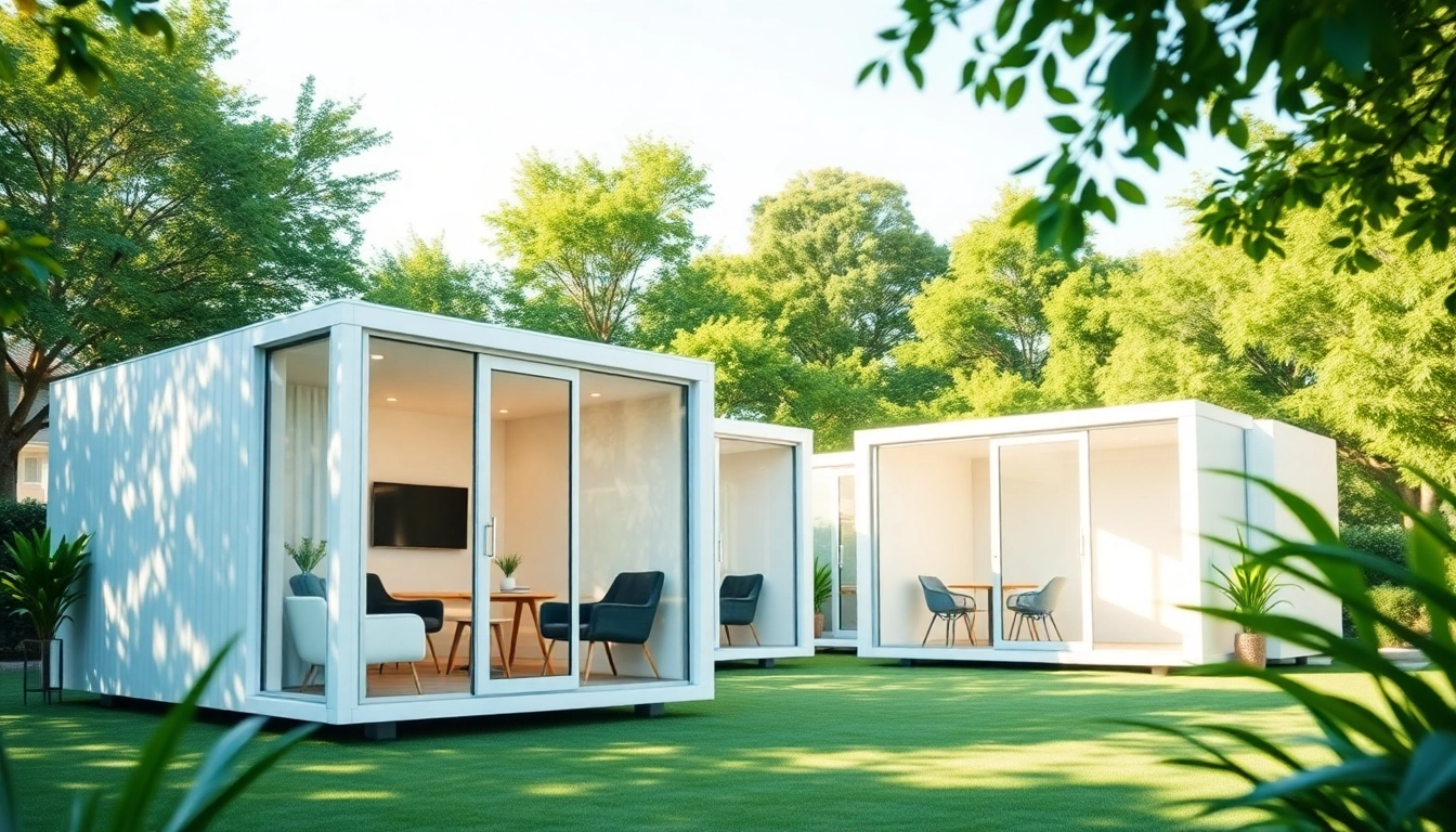 Explore modern office pods Australia designed for serene workspaces in natural settings.