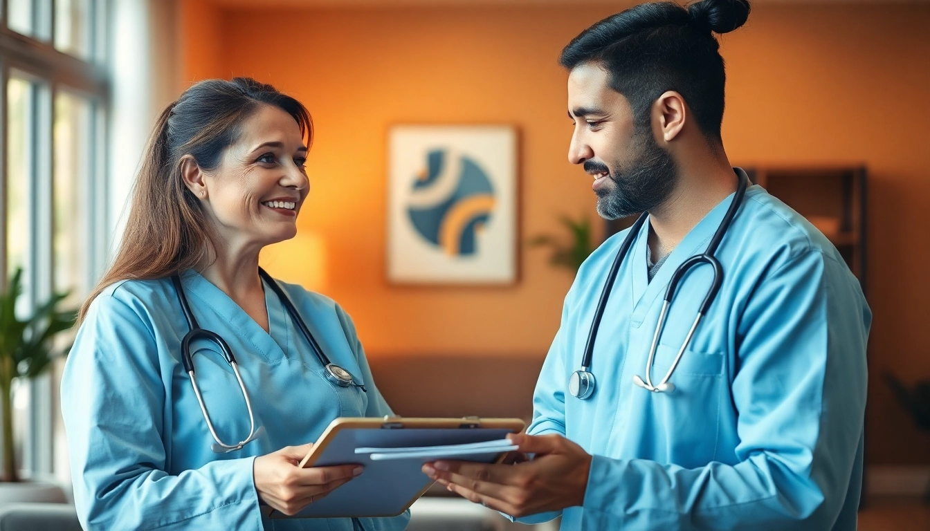 Nurse receiving support through VDAP in a compassionate healthcare setting