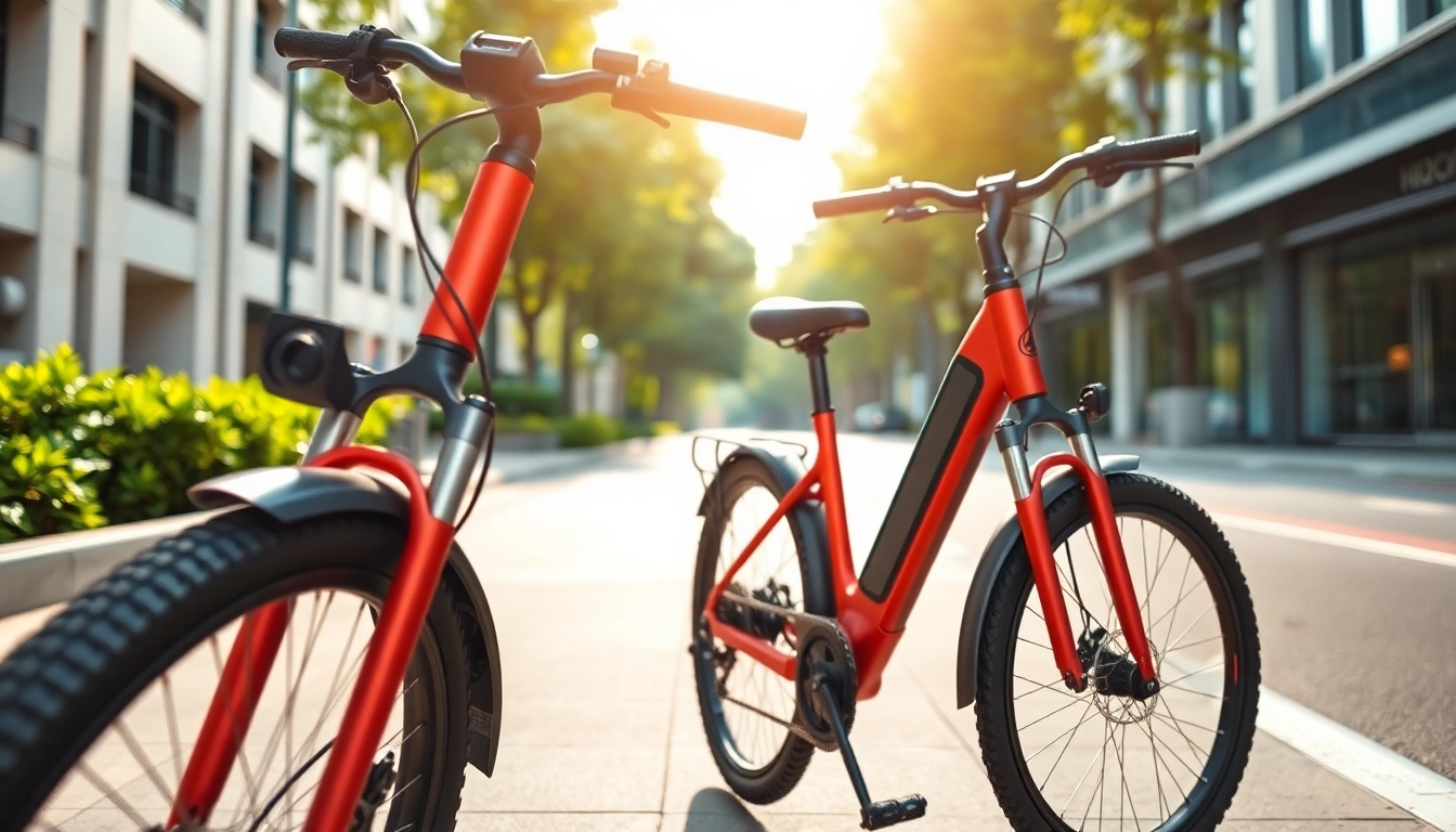 Explore ebike Singapore parked in a vibrant cityscape, highlighting its sleek design and urban appeal.