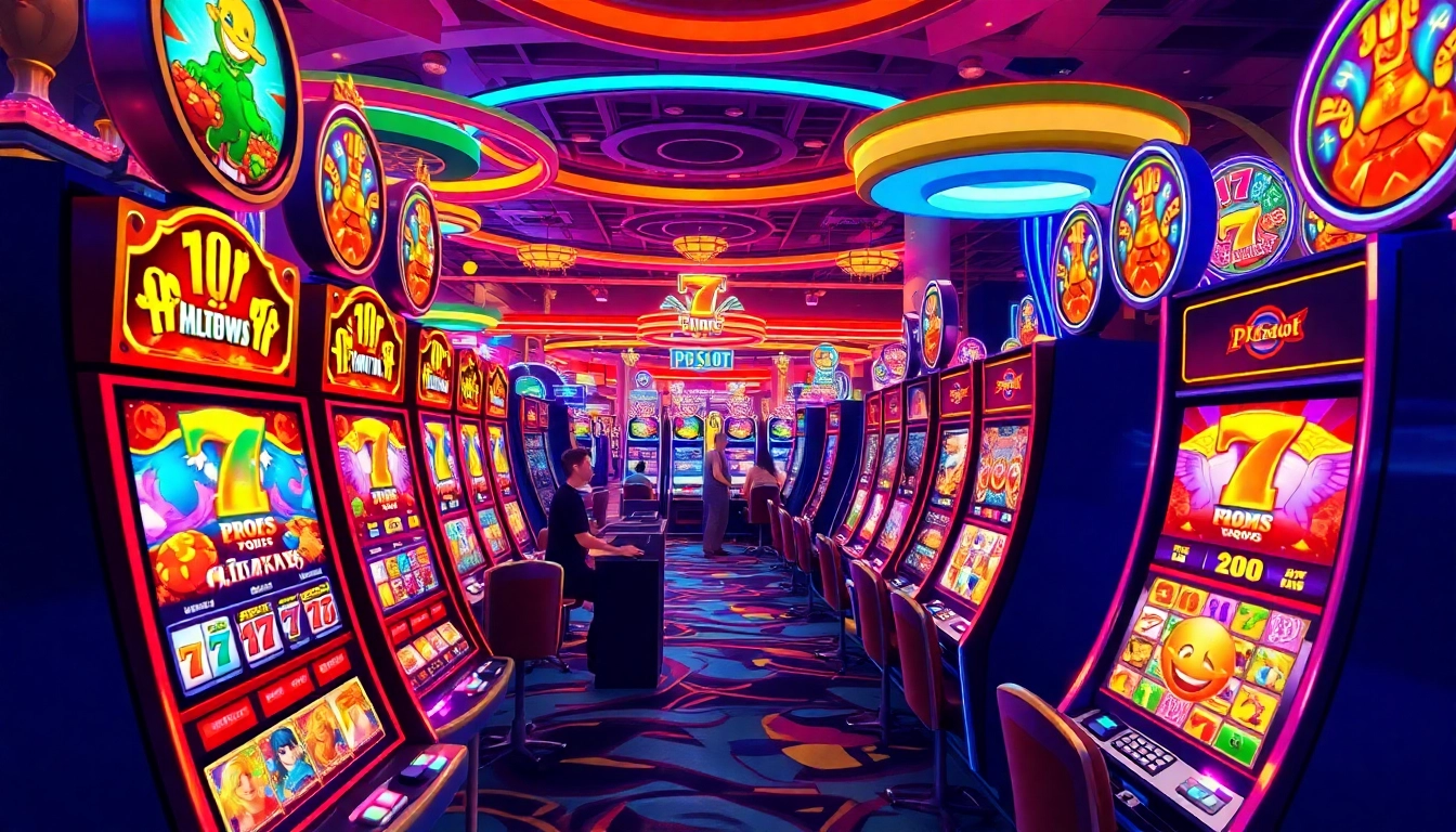 Experience excitement with pgslot as players engage in vibrant slot gaming environments.