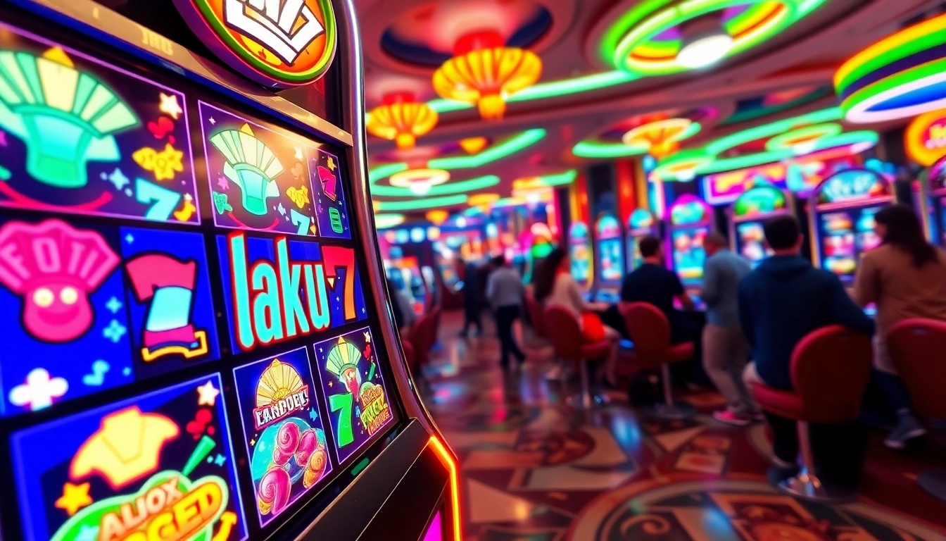 Menangkan permainan laku77 slot yang penuh warna dan keseruan di kasino.