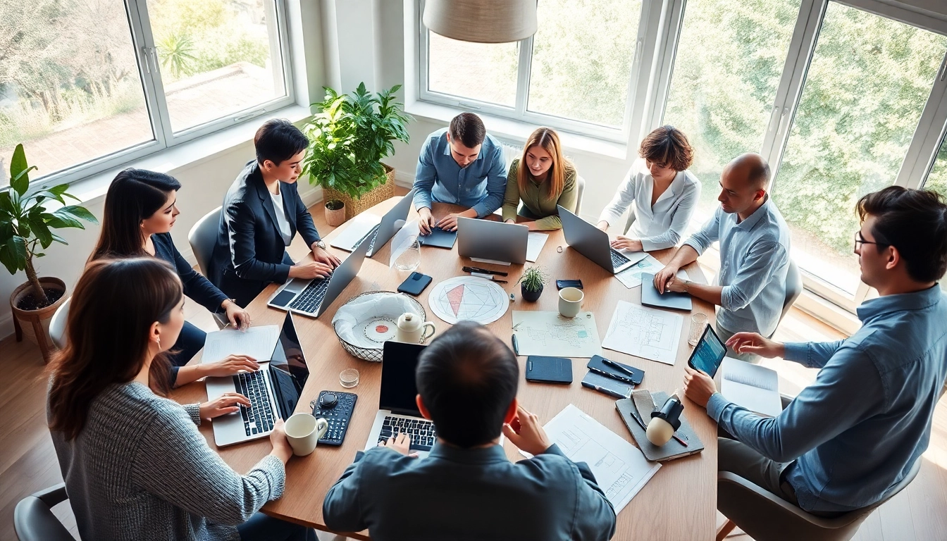 Webagentur Zürich präsentiert kreatives Teamwork in modernem Büro.