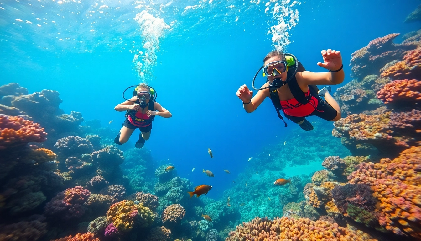 Diving in San Pedro Belize with vibrant coral and marine life showcasing underwater beauty.