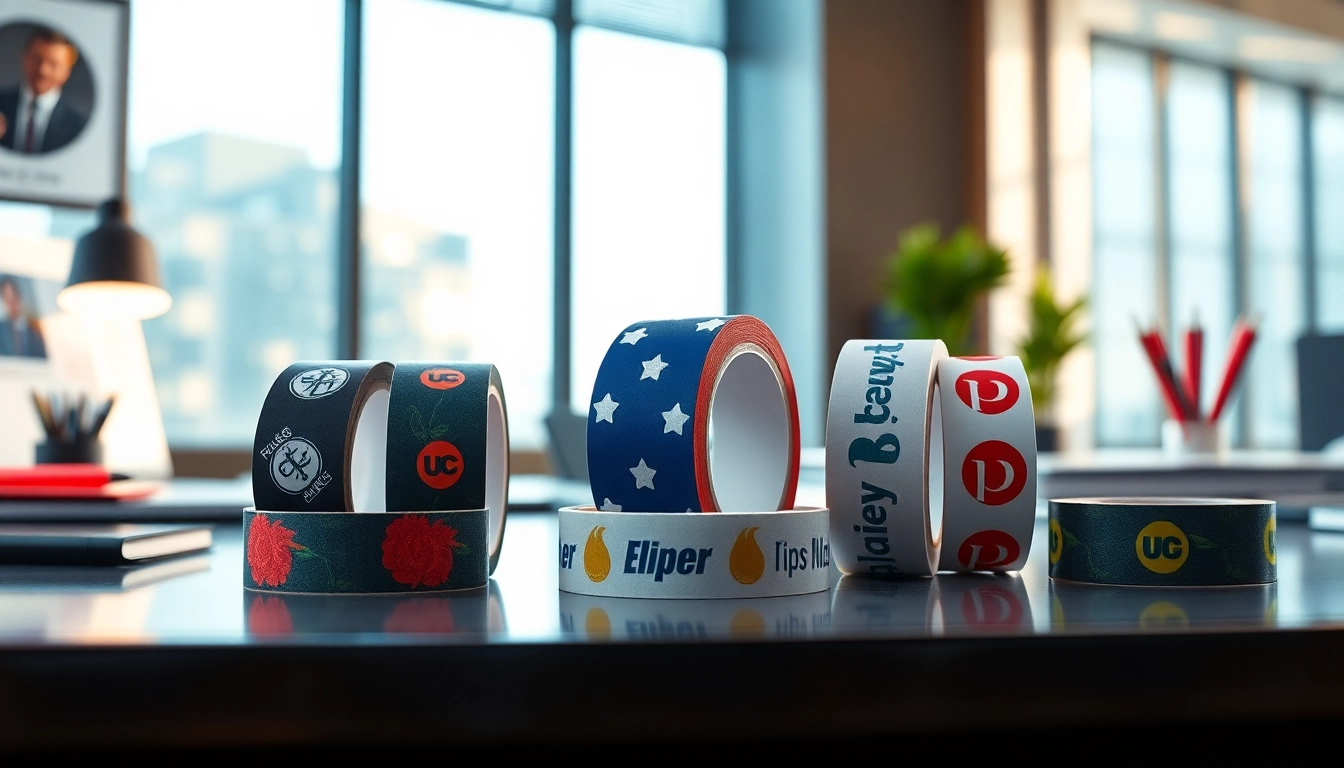 Rafforza il tuo brand con nastro adesivo personalizzato dai design accattivanti.