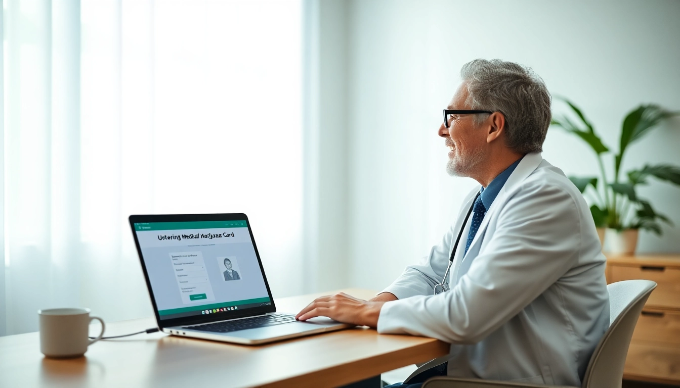 Consult a doctor to obtain a medical marijuana card online in a warm, professional setting.