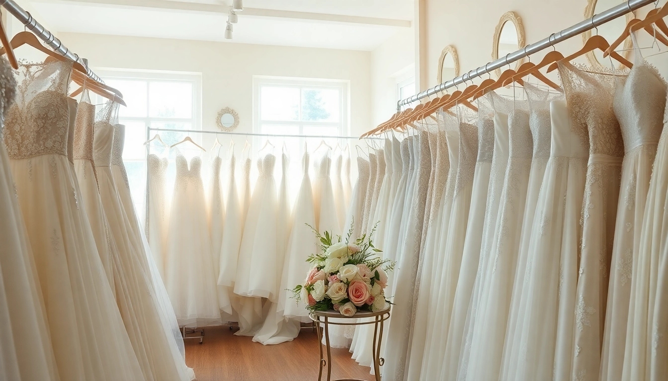 Shop beautiful off the rack wedding dresses Winnipeg at an elegant bridal boutique.