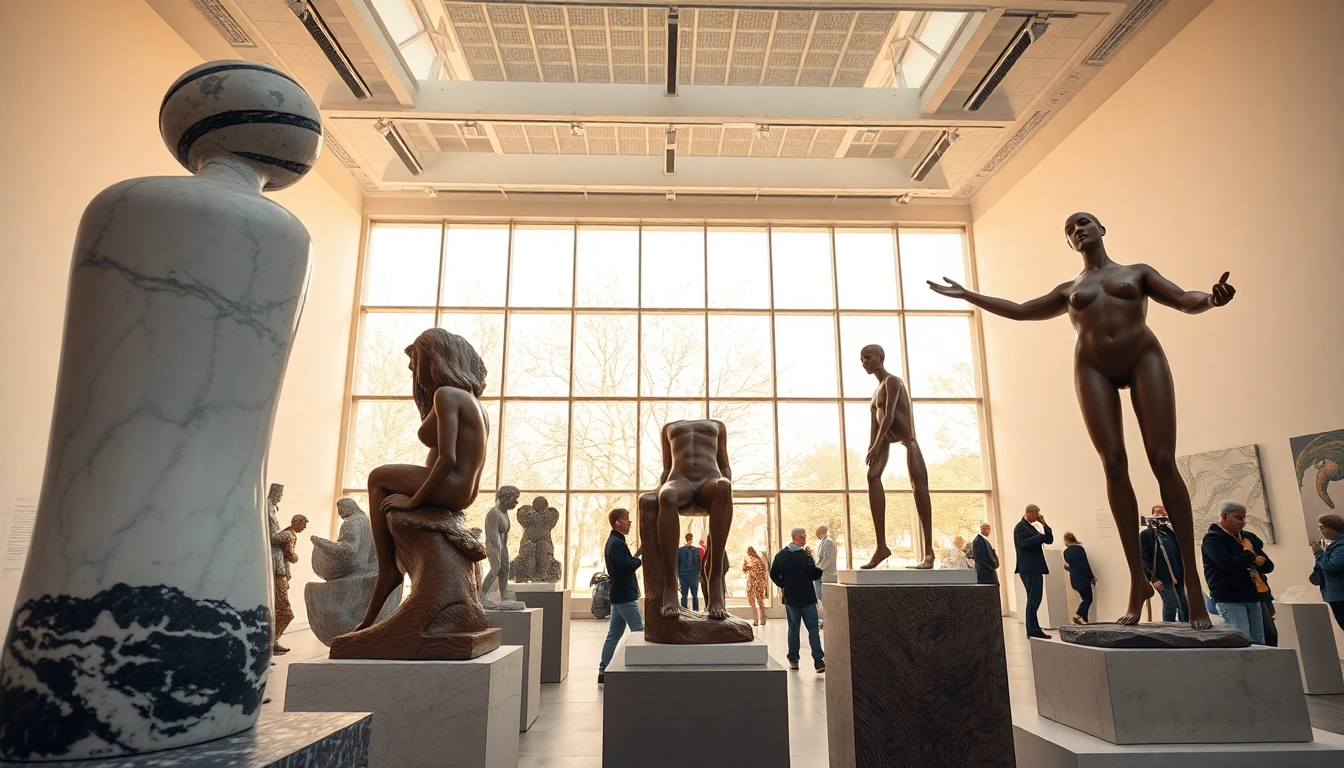 Discover unique sculptures at the Jerusalem Art Museum, engaging visitors in a vibrant art environment.