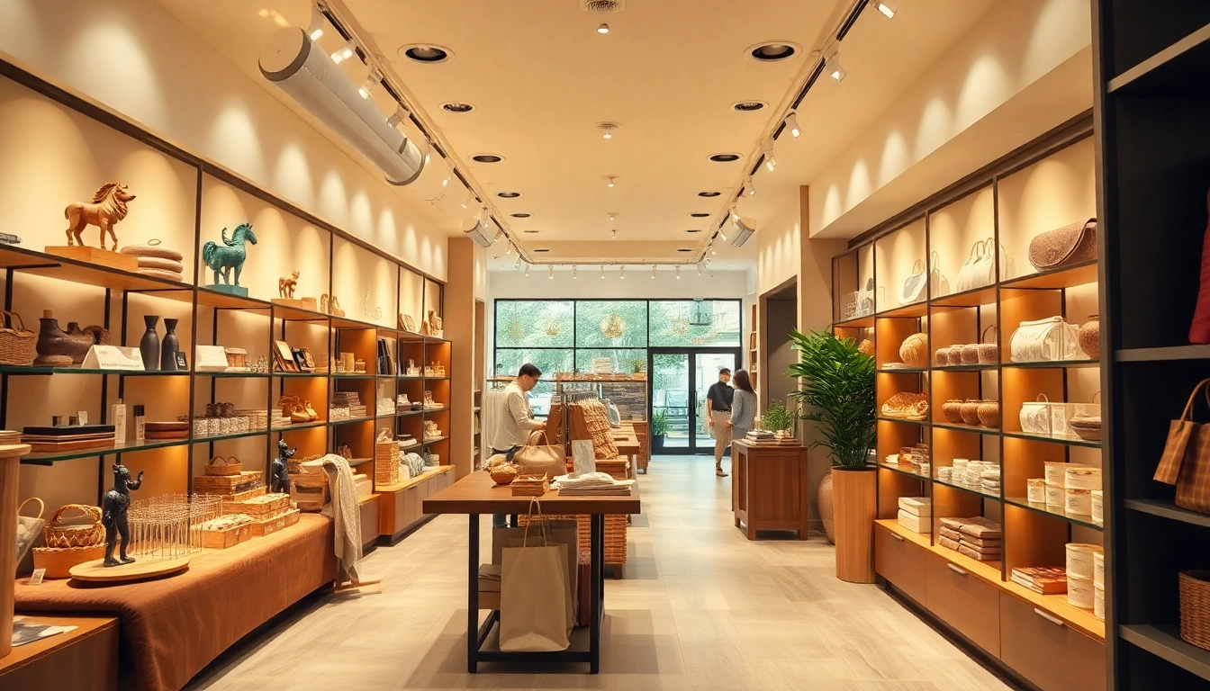 Discover the ultimateshop experience featuring unique products in a modern retail setting.
