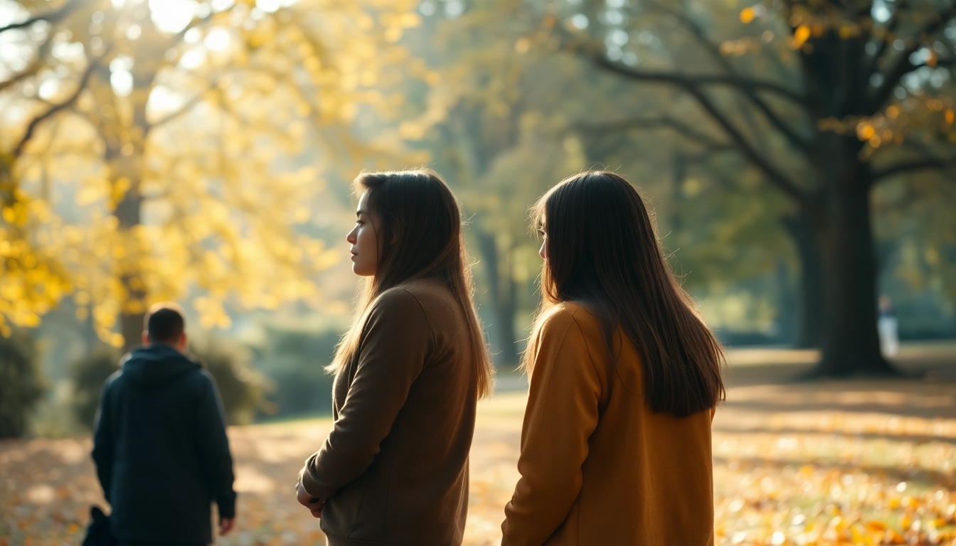 Understand the emotions of a relationship breakup through a poignant couple's separation.