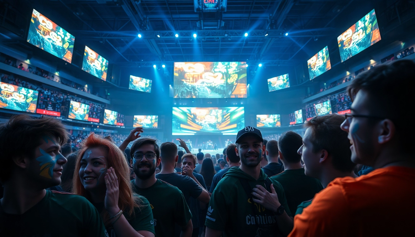 Engaging scene of esports fans supporting teams with cs2 Betting tips focus.