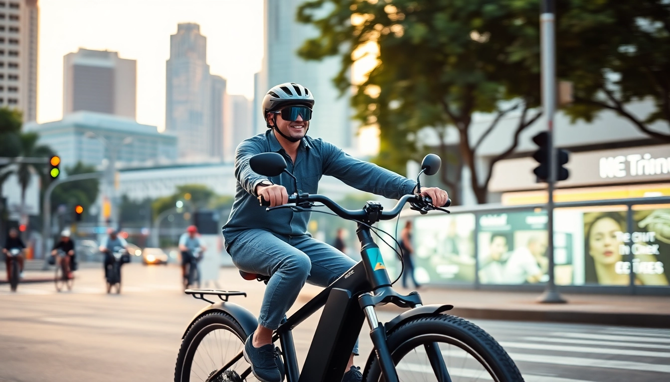 Ride an ebike Singapore through lively urban streets showcasing energy and design.