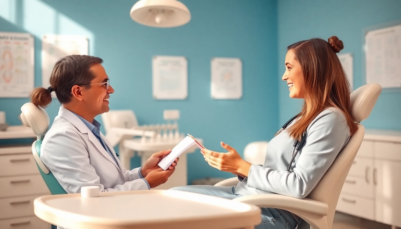 Calculate braces cost Myrtle Beach with a friendly orthodontist discussing options.