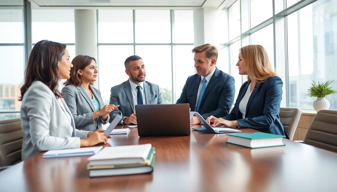 Maryland Workers Comp Lawyers consulting in an office, showcasing professionalism and expertise in workers' compensation.