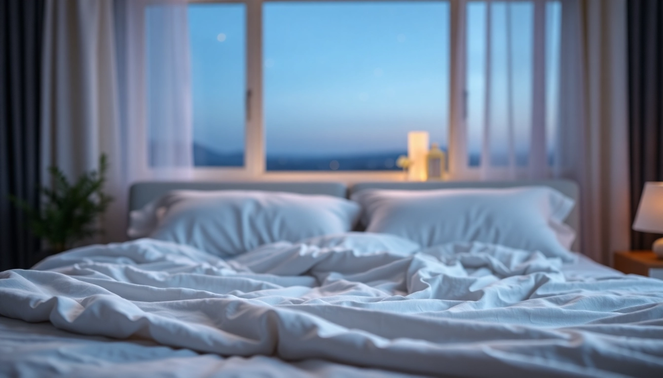 Enhance your wellness with a sleep aid for weight loss in a tranquil bedroom scene.