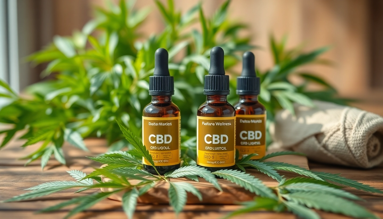 Engaging CBD UK oil display highlighting quality and freshness.