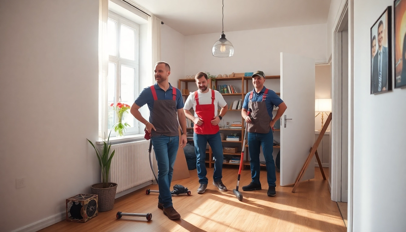 Entrümpelung Wien: Professionelles Team bei der Durchführung einer Wohnungsräumung.